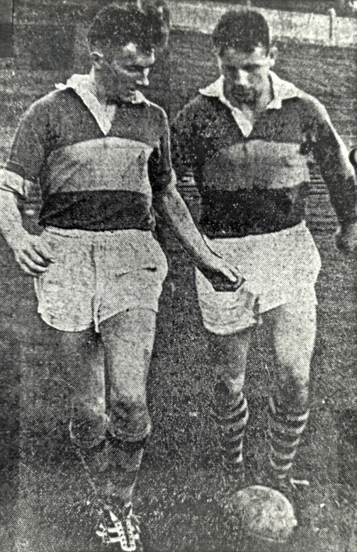 Jimmy Lucey and Noel Lucey in training in Killarney for the All-Ireland Senior Football Final 1962